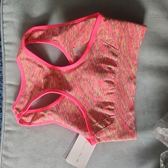 💥2/$20💥 Amazing Sports Sports Bra High Impact Raserback Padded Push Up - Picture 5 of 11